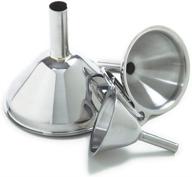 norpro stainless steel funnels set logo