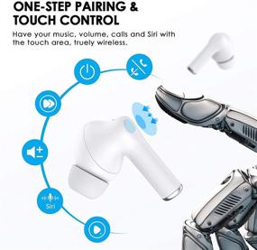 img 1 attached to Waterproof Bluetooth Wireless Headphones Earphones Portable Audio & Video