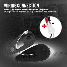 img 1 attached to 🚦 Partsam 5pcs Front Rear Smoke Lens Teardrop Cab LED Light Amber Marker Clearance Roof Running Light with Wiring Pack for Trucks, Vans, Pickups, Semis, and RVs