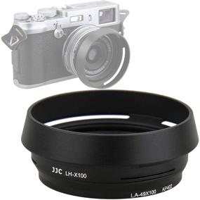 img 4 attached to JJC LH-JX100 BLACK Metal Lens Hood/49mm Filter Adapter Ring: Compatible with Fujifilm X70 X100 📷 X100S X100T X100F X100V, Fuji X100S, Fuji X100F, Fuji X100V - Lens Hood Shade & Replacement
