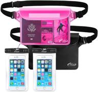 airuntech waterproof dry bag and waterproof cell phone bag for outdoor water sports logo