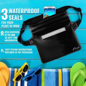 img 1 attached to AiRunTech Waterproof Dry Bag And Waterproof Cell Phone Bag For Outdoor Water Sports