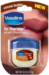 img 2 attached to 👄 Набор Vaseline Lip Therapy - 0,25 унции, 3 штуки: Крем-Брюле, Розовые губы и Какао-масло.