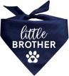 brother matching dog bandana assorted dogs logo