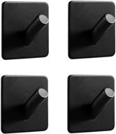 waterproof stainless steel adhesive hooks - oukalu heavy duty wall hooks for hanging coats, hats, towels, robes logo