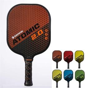 img 4 attached to Gamma Sports 2.0 Pickleball Paddles: USAPA Approved, Textured Graphite or Fiberglass Surface, Honeycombed Aramid Core, Durable Edge Guard, and Firm Honeycomb Grip - Ideal for Indoor or Outdoor Play