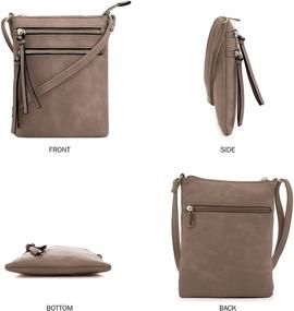 img 3 attached to 👜 Stylish & Versatile DELUXITY Crossbody Handbags with Functional Pockets for Women