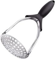 🥔 dodolly heavy duty stainless steel potato masher - hand smasher kitchen tools for beans, vegetables, avocado, food and fruit logo