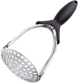 img 4 attached to 🥔 Dodolly Heavy Duty Stainless Steel Potato Masher - Hand Smasher Kitchen Tools for Beans, Vegetables, Avocado, Food and Fruit