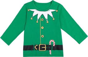 img 4 attached to 🎄 Yruiz Elf Green Christmas Costume T-Shirt - Vibrant Festive Attire for the Holiday Season