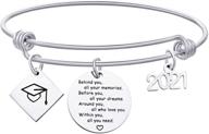 graduation bracelet decorations inspirational college logo