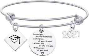 img 4 attached to Graduation Bracelet Decorations Inspirational College