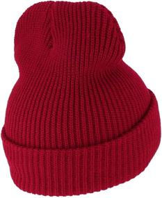 img 2 attached to 🧢 Steve Zissou Life Aquatic Red Beanie: G.I. Watch Cap with Cuff for Style & Warmth