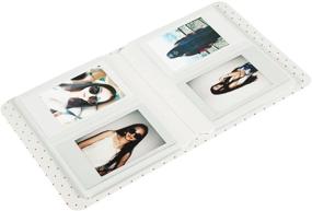 img 1 attached to CAIUL [Instax Mini 9 Photo Album] Compatible Pieces Of Moment Book Album For Films Of Fujiflm Instax Mini 7S 8 8+ 9 25 26 50S 70 90 (64 Photos Scrapbooking & Stamping