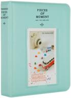 caiul [instax mini 9 photo album] compatible pieces of moment book album for films of fujiflm instax mini 7s 8 8+ 9 25 26 50s 70 90 (64 photos scrapbooking & stamping logo