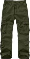 👕 alfiudad military outdoor uniform with functional pockets - boys' clothing and pants logo