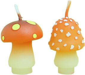 img 4 attached to Birthday and Wedding Favor Mushroom Candles - Perfect for Party Supplies