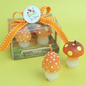 img 2 attached to Birthday and Wedding Favor Mushroom Candles - Perfect for Party Supplies