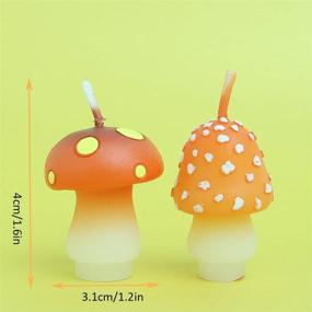 img 3 attached to Birthday and Wedding Favor Mushroom Candles - Perfect for Party Supplies