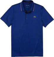 lacoste sport sleeve jersey bluenavy logo