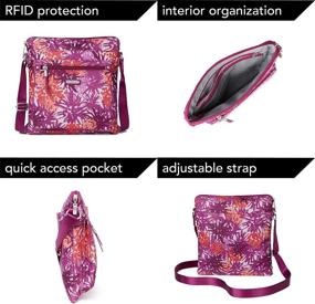 img 2 attached to Сумка Baggallini Go Bagg Eco Orchid для женщин - рюкзаки, кошельки и сумки через плечо