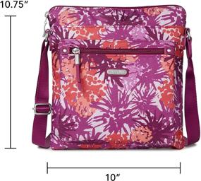 img 1 attached to Baggallini Go Bagg Eco Orchid Women's Handbags & Wallets and Crossbody Bags