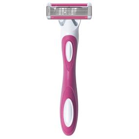 img 2 attached to 🪒 BIC Soleil Click 5 Women's 5-Blade Disposable Razor Set - 1 Handle with 3 Cartridges