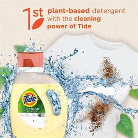 img 2 attached to 🧺 Tide Purclean Unscented Liquid Laundry Detergent - 75 fl oz | For Regular and HE Washers (Packaging May Vary)