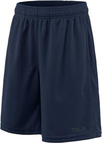 img 4 attached to 🧑 Active Boys' Clothing for Basketball, Running, and Workouts by TSLA Athletic