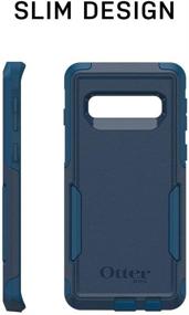 img 1 attached to Чехол OtterBox COMMUTER SERIES для Galaxy S10 - Розничная упаковка - BESPOKE WAY (BLAZER BLUE/STORMY SEAS BLUE) для мобильных телефонов и аксессуаров.