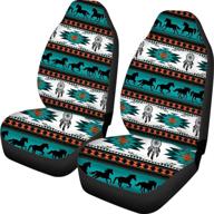 uniceu southwestern aztec tribal horses car seat covers front seats only 2 pcs logo