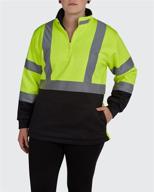 toledo uhv667 yel hi vis ladies jacket logo