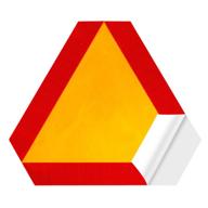 🚦 enhancing road safety: partol slow moving vehicle safety sign logo