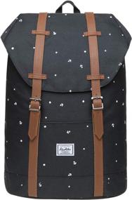 img 4 attached to 🎒 Black KAUKKO P10 Lightweight Rucksack Backpack