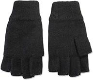 broner raggwool fingerless gloves thinsulate logo