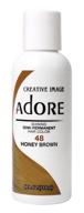 adore shining semi permanent hair colour review: 48 honey brown by adore - a game-changer for gorgeous hair! logo