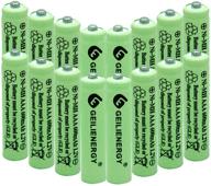 🔋 16-pack baobian aaa 600mah 1.2v nimh rechargeable solar batteries for solar light, solar lamp, and garden lights - green logo