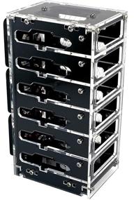 img 2 attached to 🦓 C4Labs Zebra Bramble Case - Raspberry Pi 4B & 3B+ (6 Stack, Black Ice) - Sleek Protection for Your Raspberry Pi!