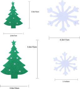 img 3 attached to Принадлежности для украшения рождественских гирлянд из снежинок