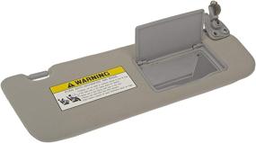 img 4 attached to 🌞 Dorman 74205 Gray Passenger Side Interior Sun Visor - Compatible with Select Hyundai Models