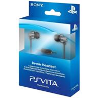immerse in gaming with playstation vita in-ear headset: crystal clear sound for ultimate gaming experience logo