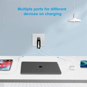 img 2 attached to USB C Charger PowerLot 100W 4-Port GaN USB C Fast Charger PD Wall Charger for MacBook Pro/Air, iPad Pro, iPhone 11/Pro/Max, Galaxy S9 S10, USB C Laptops, and More - Black