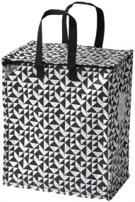 img 4 attached to 👜 IKEA ASIA Knalla Bag - Black and White, 47 Liters