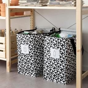 img 1 attached to 👜 IKEA ASIA Knalla Bag - Black and White, 47 Liters