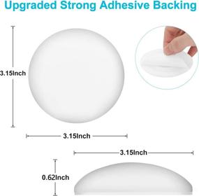 img 3 attached to 🚪 Durable 3.15 Inch Silicone Door Stopper Wall Protector - YINYIN 4 Pack"