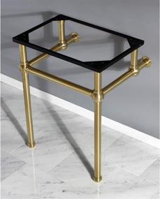 img 2 attached to Kingston Brass VBH242030SB Templeton Console