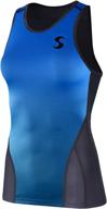 elite tri tank top singlet for women - synergy performance wear логотип