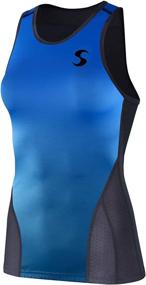 img 4 attached to Elite Tri Tank Top Singlet for Women - Synergy Performance Wear