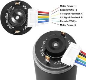 img 1 attached to Uxcell 70Kg Cm Encoder Reduction with Self-Locking Mechanism