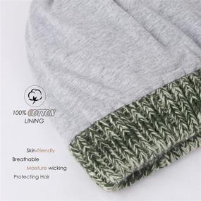 img 3 attached to 🎩 FURTALK Ponytail Beanies: Stay Stylish with a Messy Bun Winter Hat!